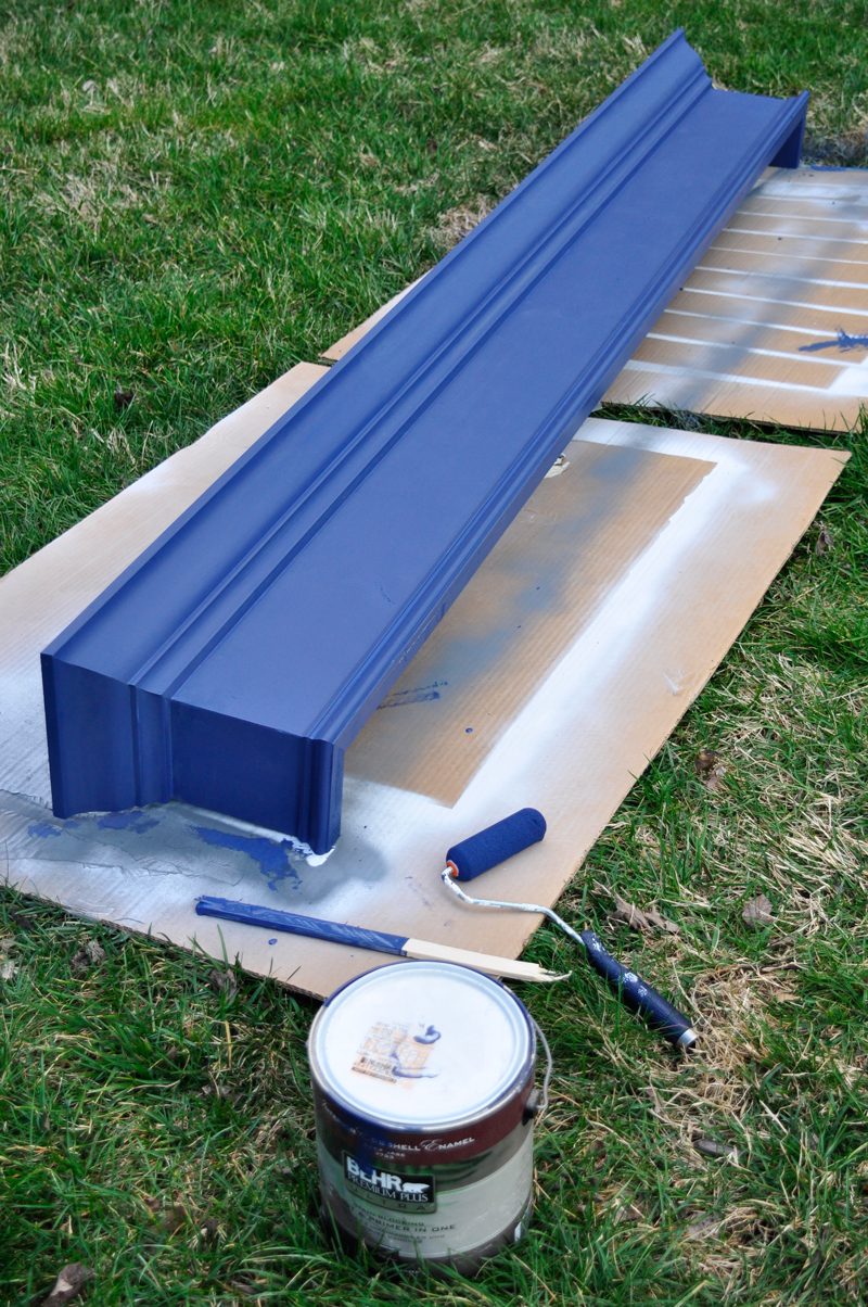 Handmade Window Cornice | detailed step-by-step photo walkthrough to build and hang a window cornice, on Bekob.com