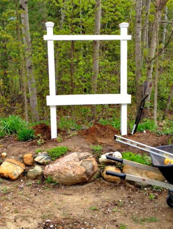 install a house number planter box sign - Second Chance to Dream featured on @Bekob