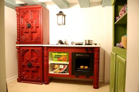cottage play kitchen by Bekob