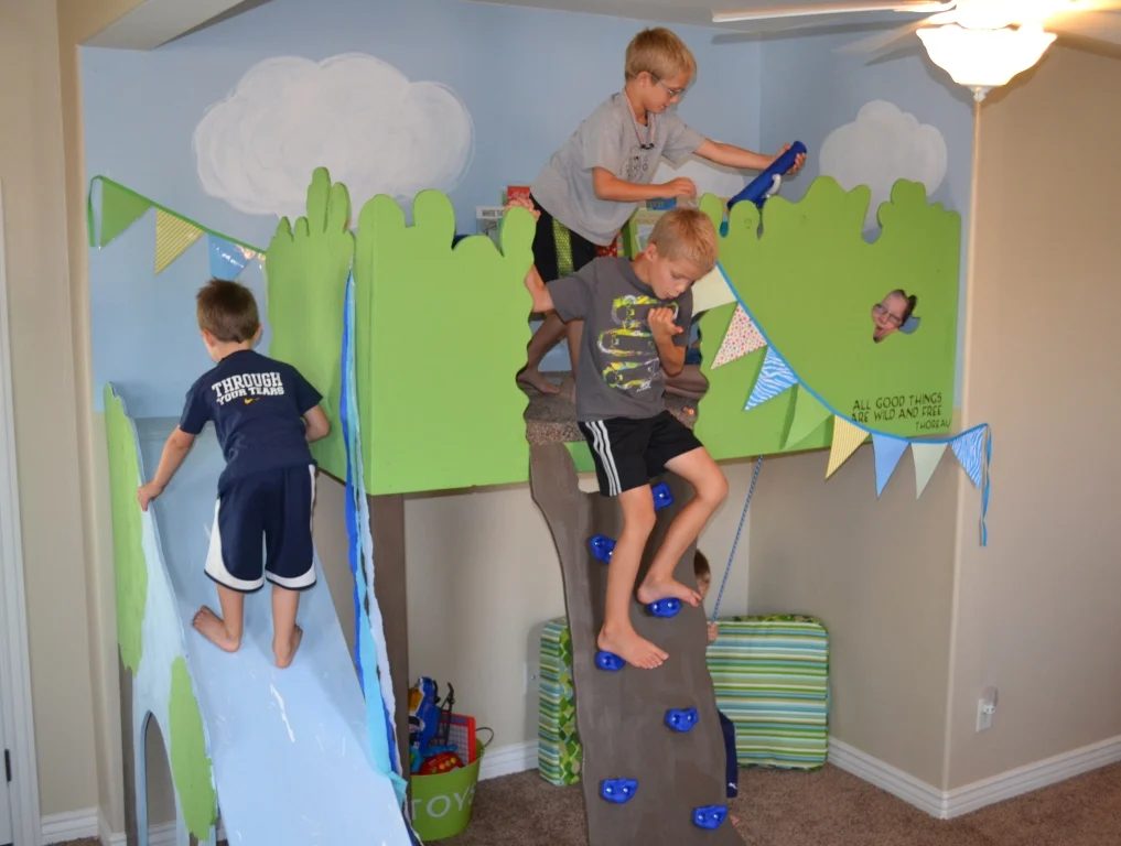 kids indoor tree house loft playhouse, I Am Hardware featured on Bekob