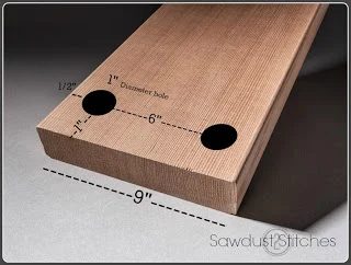 use paddle bit to drill holes for industrial shelving, Sawdust 2 Stitches on Bekob
