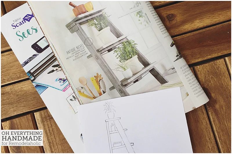 Ladder Plant Stand by OEH - Inspiration out of a magazine