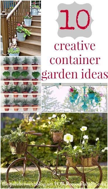 creative container garden options