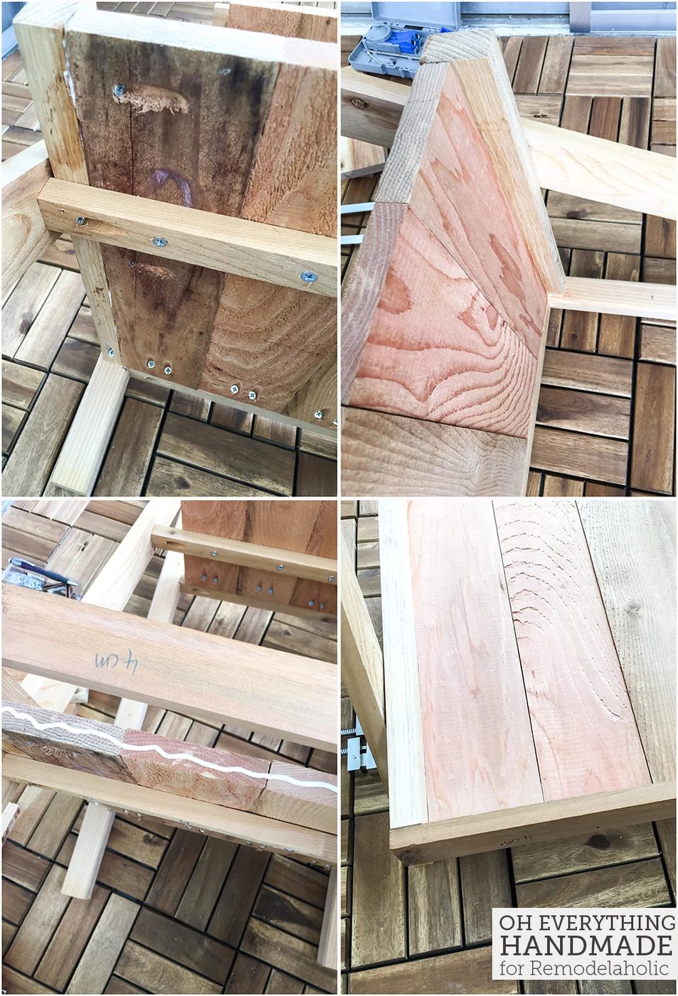 Ladder Plant Stand by OEH- Building instructions - How to attach the horizontal front board