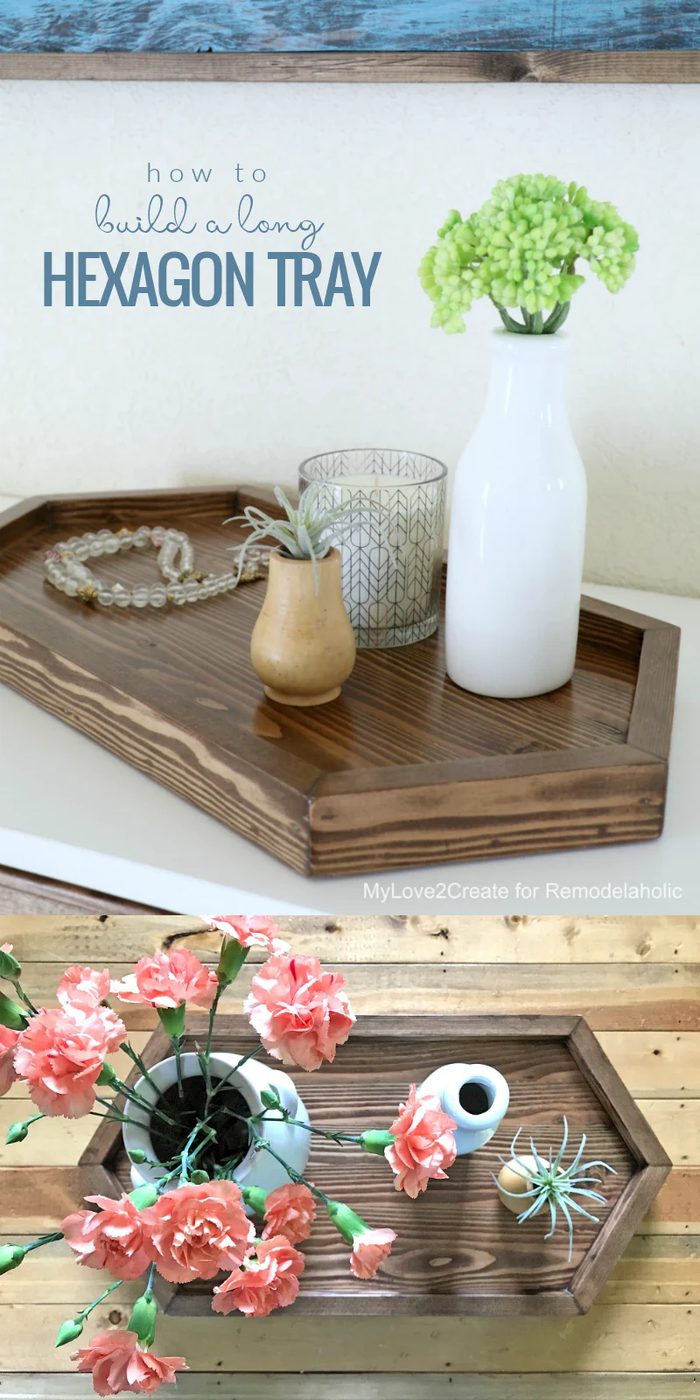 How To Build a Long Hexagon Tray: