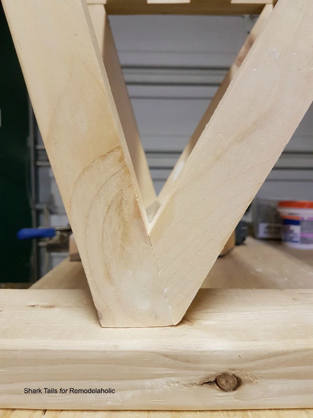 Triangle Bench.SharkTails.16