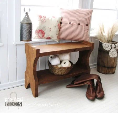 Handmade Farmhouse Bench walkthrough by Prodigal Pieces for Bekob
