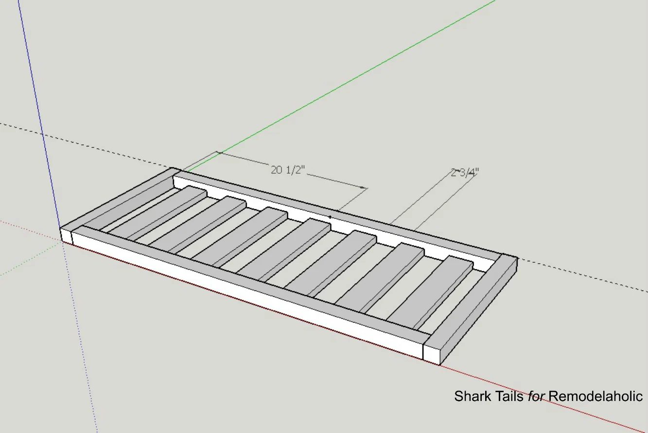 Triangle Bench.SharkTails.9
