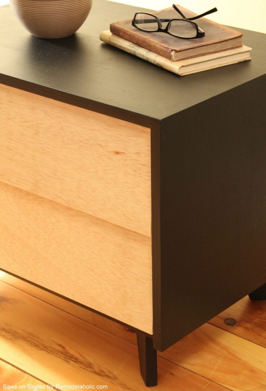 Saws On Skates Mid Century Modern Nightstand Finished 4c