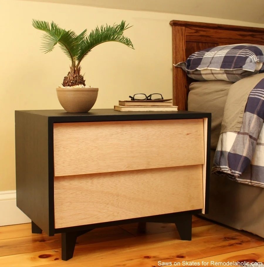 Saws On Skates Mid Century Modern Nightstand Finished 10