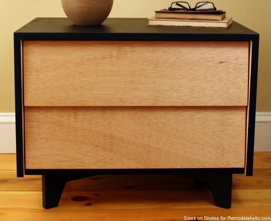 Saws On Skates Mid Century Modern Nightstand Finished 9