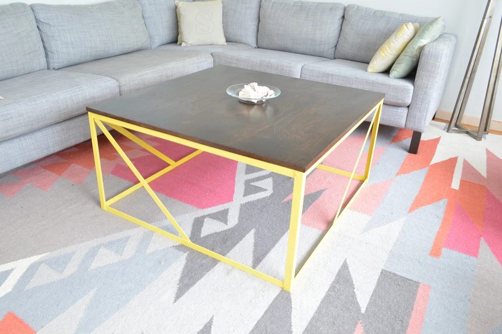 striking coffee table Handmade, Plaster and Disaster featured on Bekob.com