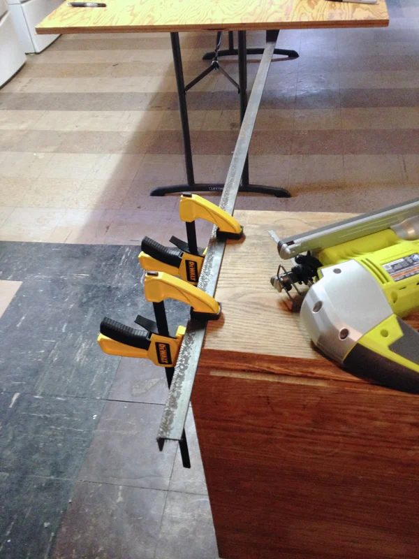 11 How to cut angled steel bars using a jigsaw, Plaster and Disaster featured on Bekob.com
