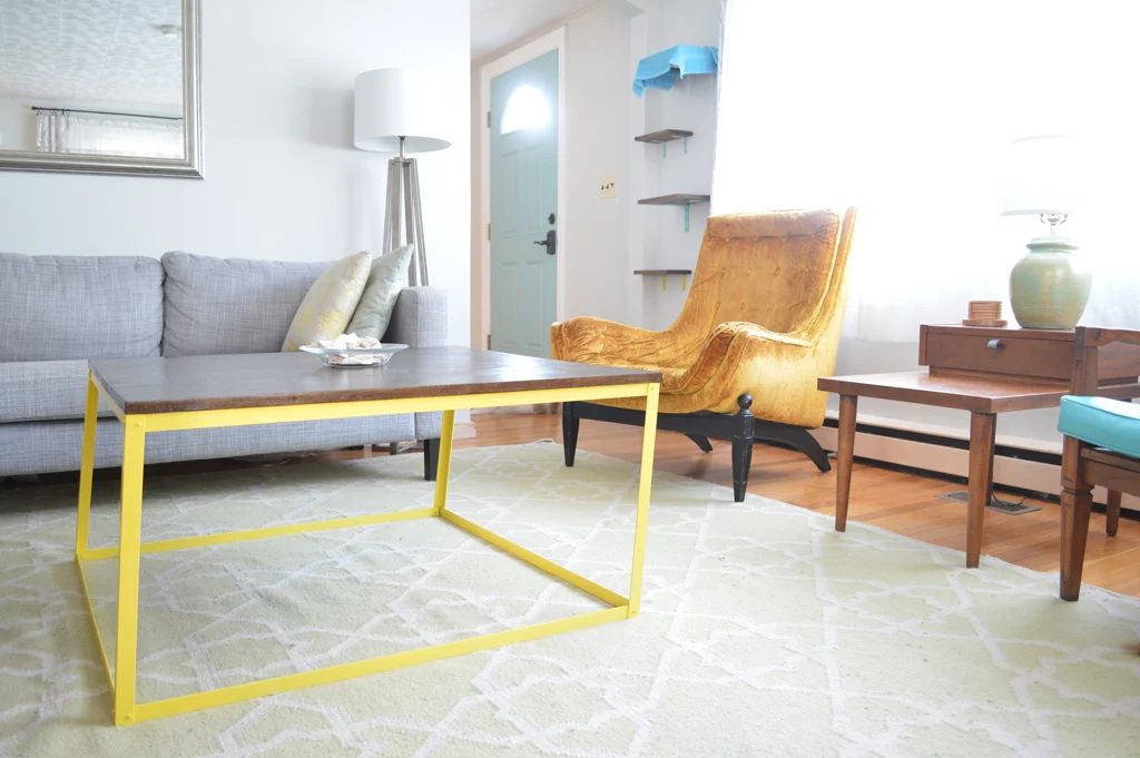 Oops! How to fix a leaning metal coffee table (or build it from scratch the RIGHT way)
