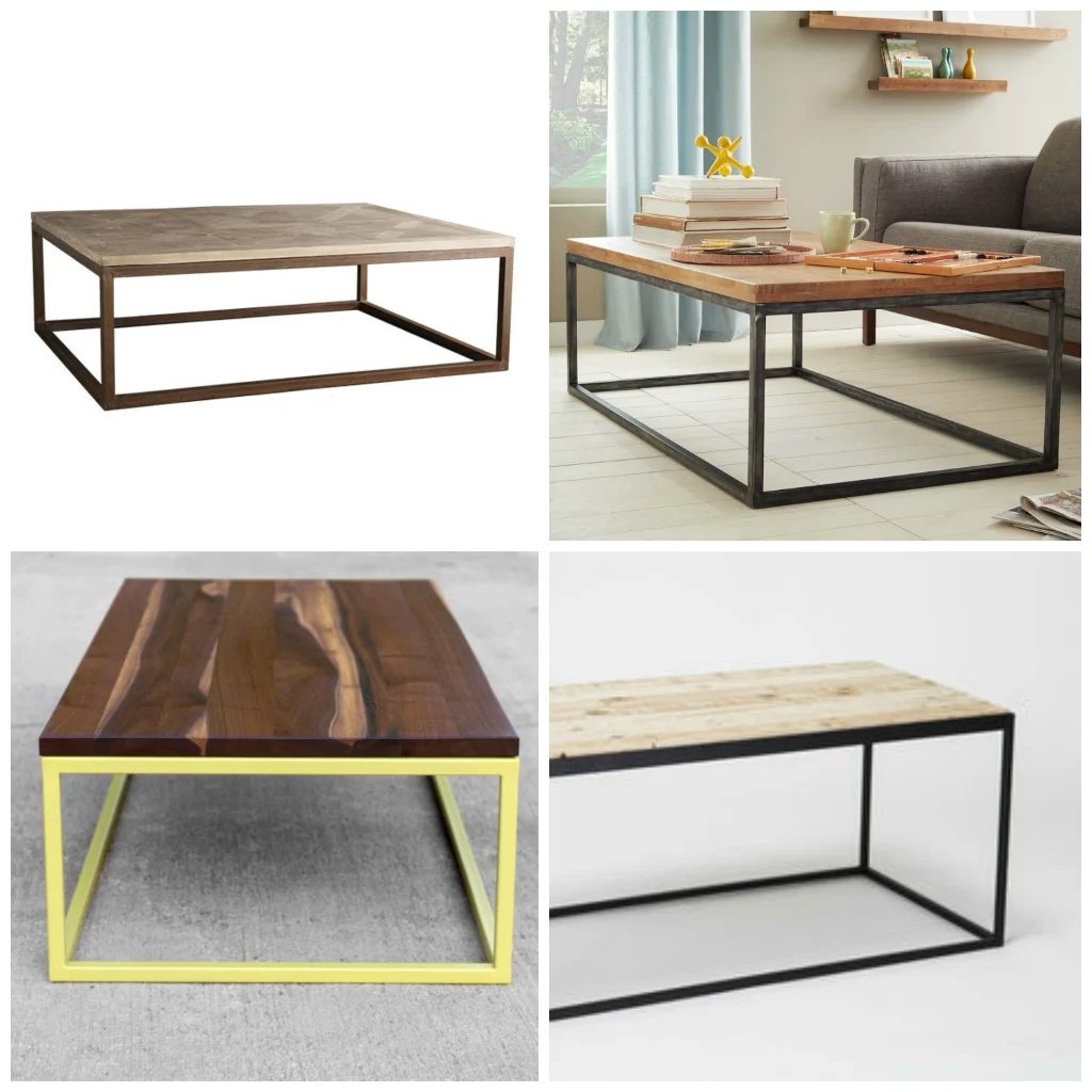 Designer metal and wood coffee table designs, Plaster and Disaster featured on Bekob.com