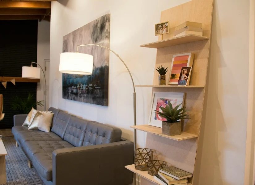 Build A One-Sheet Plywood Leaning Shelf