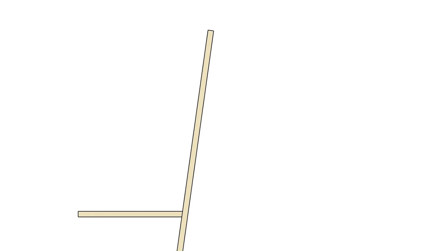 Bekob Plywood Leaning Shelf Assembly 6