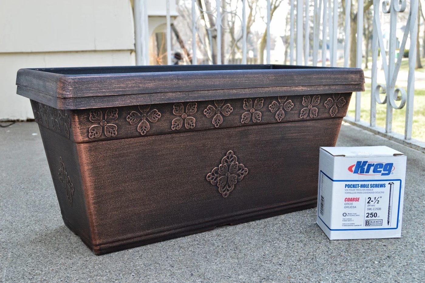 use planter boxes as patio table ice boxes, Kruse's Workshop on Bekob