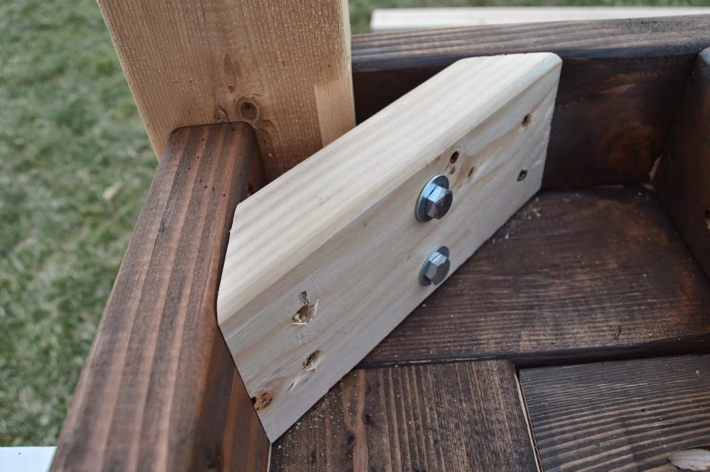 how to make Handmade table legs and attach patio table legs 11, Kruse's Workshop on Bekob