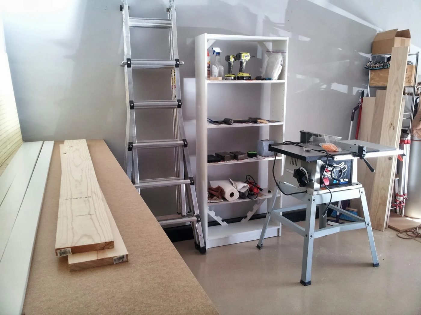 building the pegboard tool cabinet, featured on Bekob.com