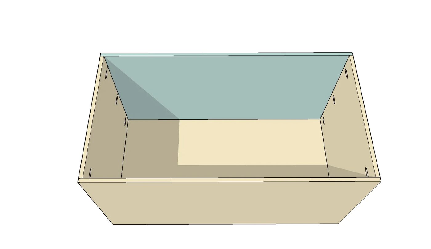 Bekob Plywood Toybox Assembly 5