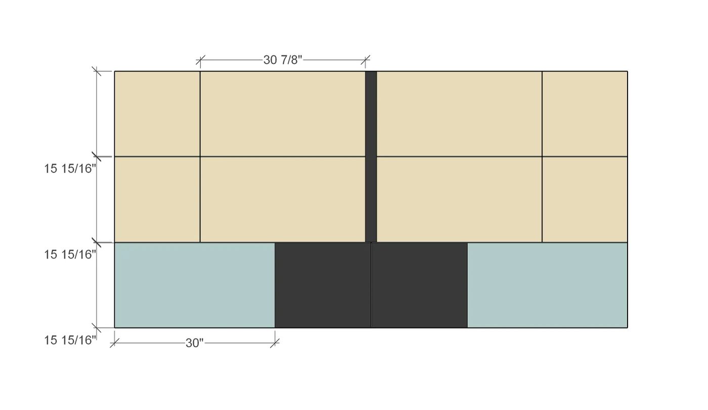 Bekob Plywood Toybox Cut Diagram