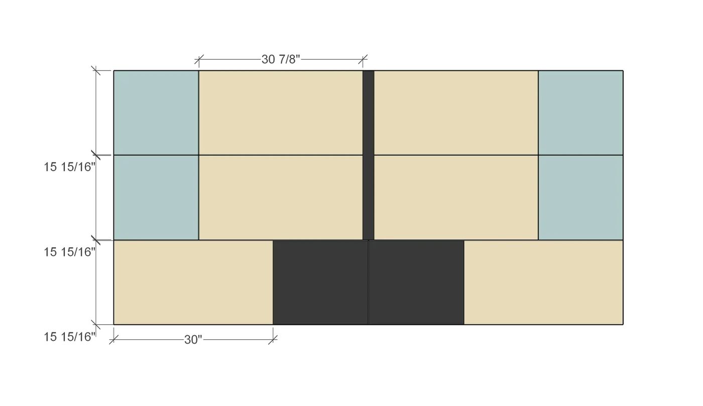 Bekob Plywood Toybox Cut Diagram 1