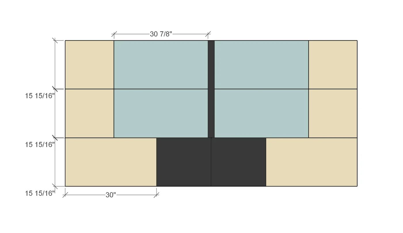 Bekob Plywood Toybox Cut Diagram 3