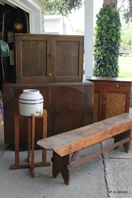 primitive farmhouse bench (plus free building plans!)