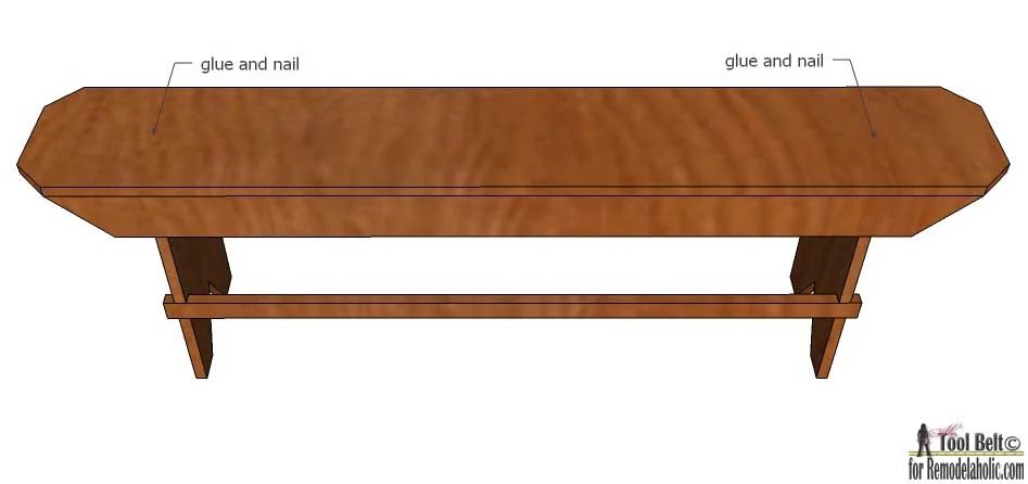 Build a striking Handmade primitive farmhouse bench for your farmhouse table or extra seating. Free plans on @Bekob