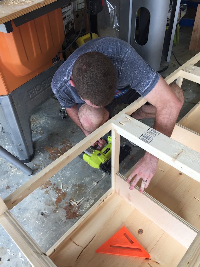 Handmade Printmakers Media Console Plans - Step 7
