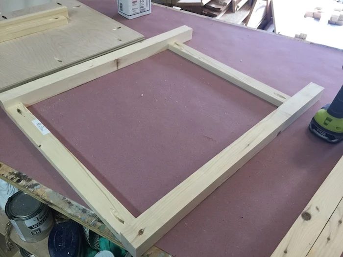Handmade Printmakers Media Console Plans - Step 2