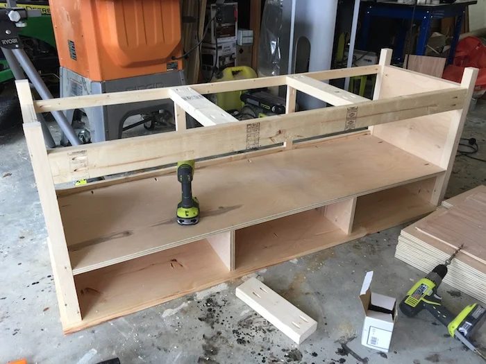 Handmade Printmakers Media Console Plans - Step 8