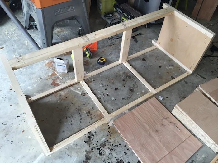 Handmade Printmakers Media Console Plans - Step 5