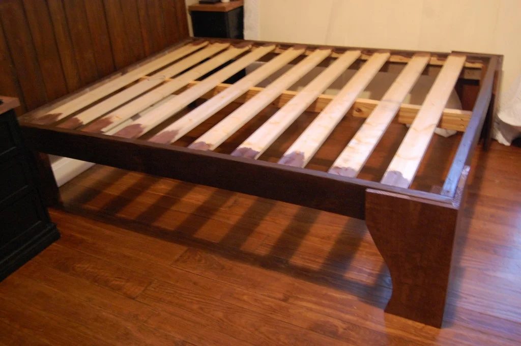 handmade wood bed for rustic wood headboard, The Accent Piece on Bekob