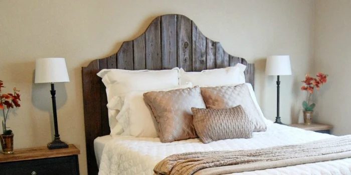 Curvy Reclaimed Wood Headboard walkthrough