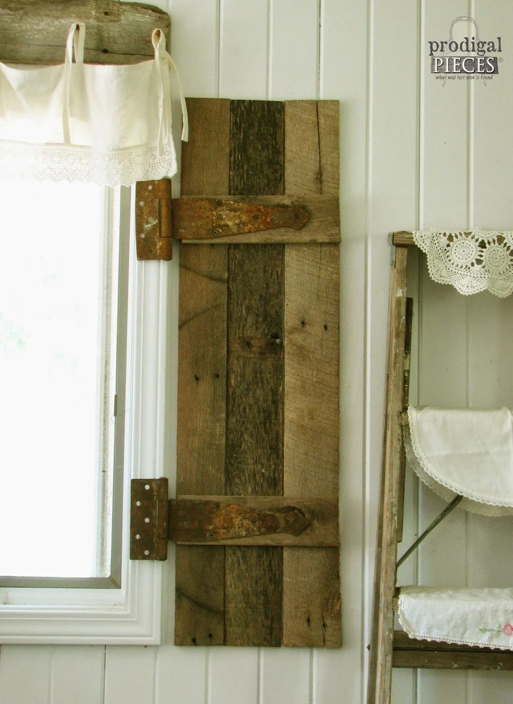 barn wood shutters walkthrough, Prodigal Pieces on Bekob