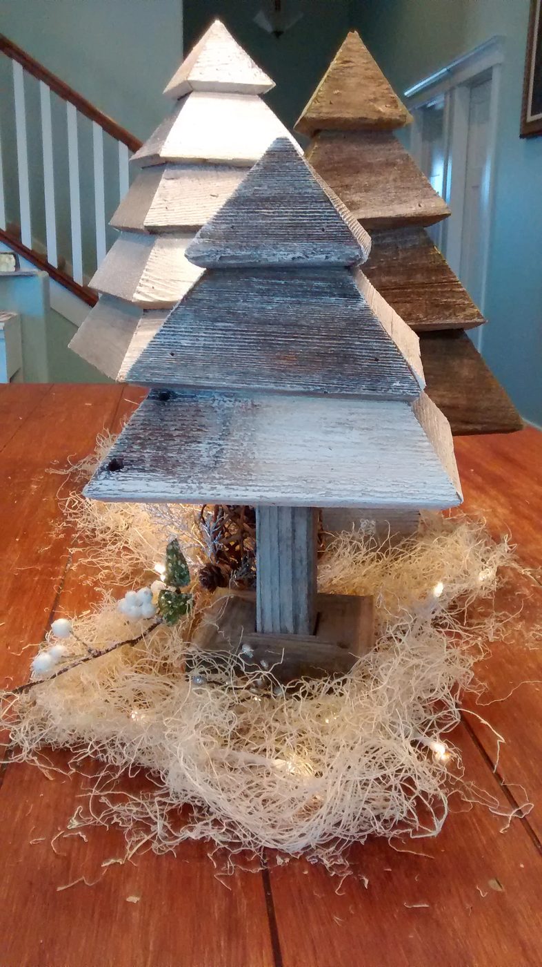 Bekob 3d Christmas Trees Photo On Table (3)