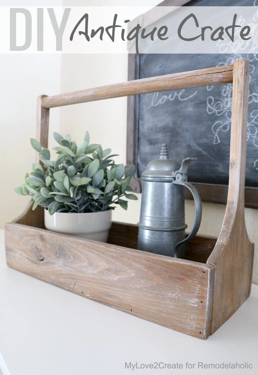 Handmade Antique Crate, MyLove2Create