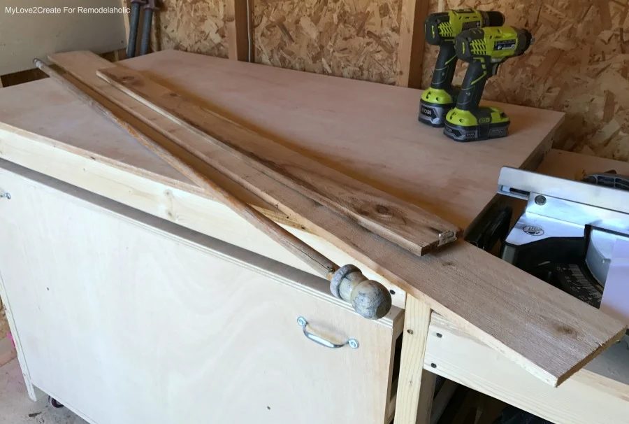 Wood Before To Make Antique Crate, MyLove2Create