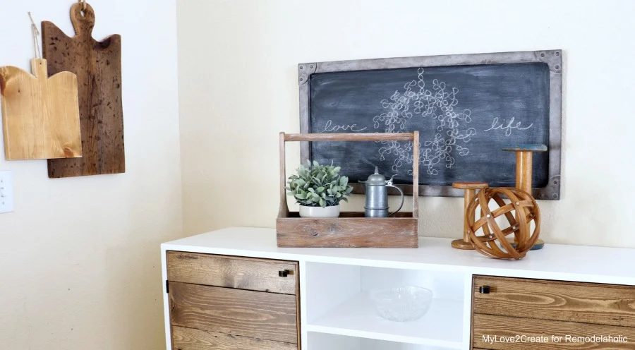 Full Side View Antique Crate, MyLove2Create