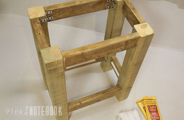 How to Build an Open Vanity using an IKEA Sink by Pink Little Notebook featured on Bekob