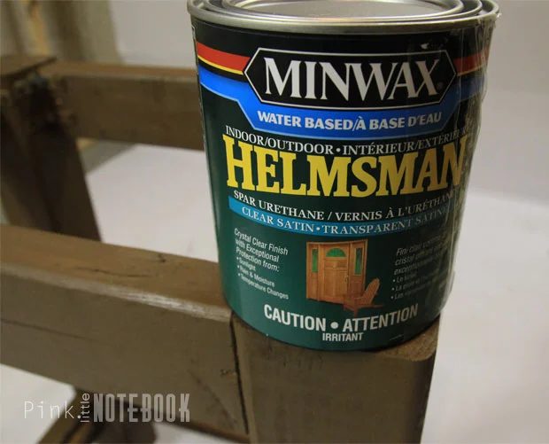 How to Stain and Finish a Vanity for an IKEA Sink by Pink Little Notebook featured on Bekob