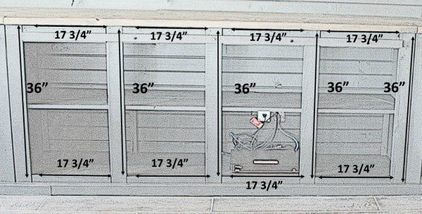 How to build a barn door entertainment center by Diva of Handmade on Bekob