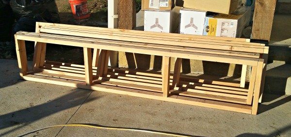 Man Cave option: Sliding barn door entertainment center from Diva of Handmade on Bekob