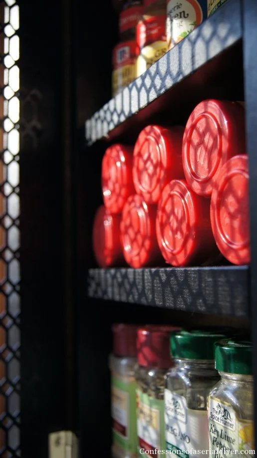 organized spice cabinet walkthrough | Confessions of a Serial DIYer on Bekob.com