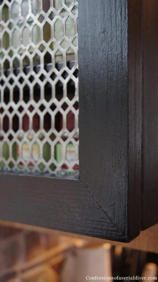 handmade spice cabinet detail, Confessions of a Serial DIYer on Bekob