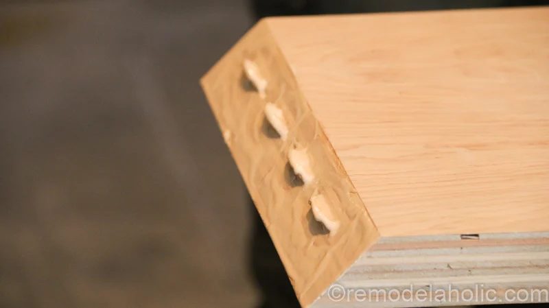 Handmade Waterfall Plywood Console Table @Bekob 18