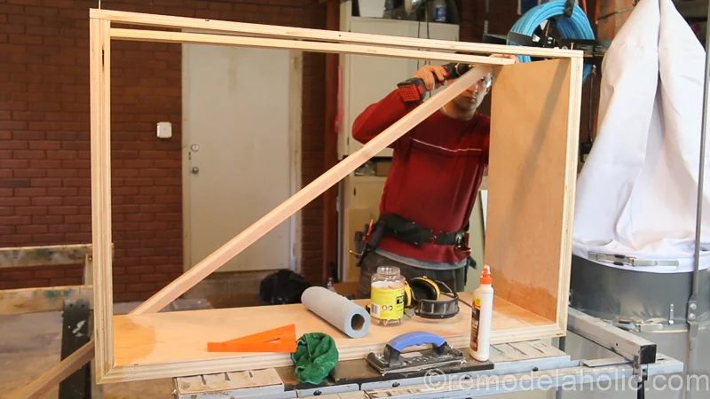 Handmade Waterfall Plywood Console Table @Bekob 21