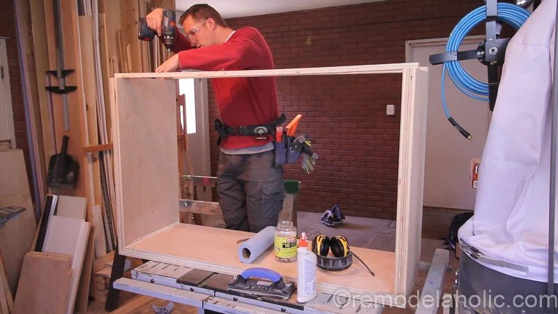 Handmade Waterfall Plywood Console Table @Bekob 19
